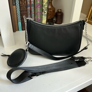 H&M Divided shoulder bag purse chain multi straps pouch